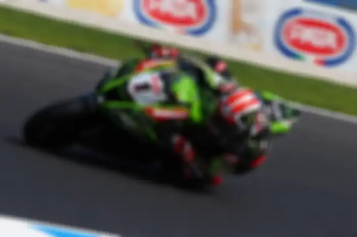 Jonathan Rea finis pertama pada sesi superpole race WSBK Australia 2020 (1/3/2020).