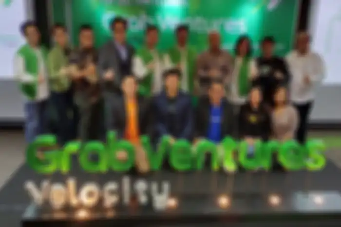 Para pengisi acara Grab Ventures yang dihadiri oleh Kemenkominfo dan Kemenkop UKM Republik Indonesi