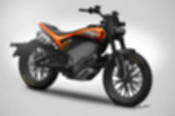 Ilustrasi motor listrik yang digarap Harley-Davidson.