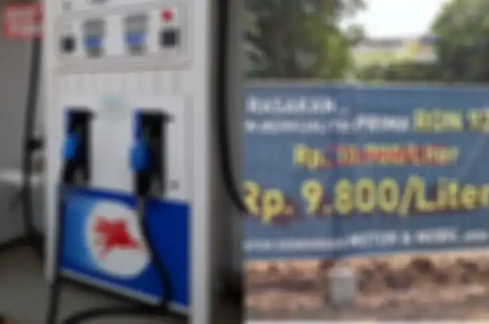 Pom bensin mini milik ExxonMobil.