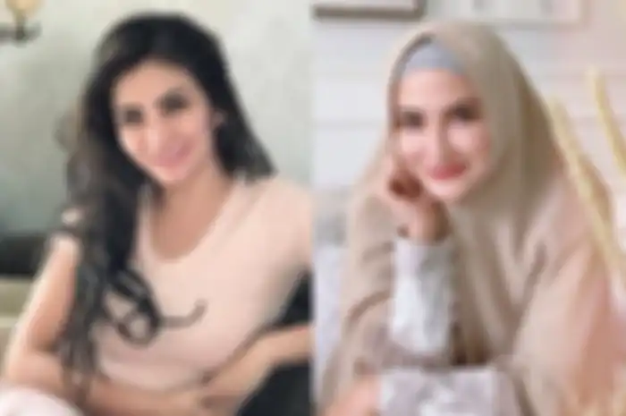 Natalie Sarah sebelum dan sesudah berhijab usai putuskan menjadi mualaf