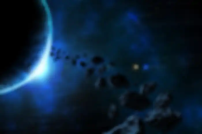 ilustrasi asteroid