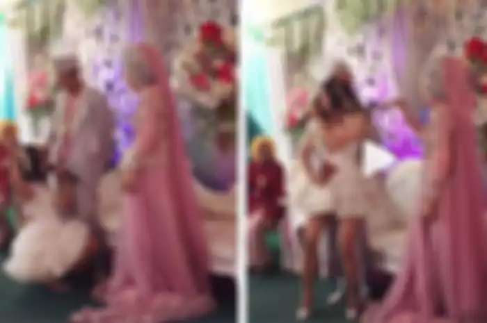Goyang Panas di Depan Mempelai Pria, Biduan Dangdut Ini Dapat Perlakuan Mengejutkan dari Pengantin Wanita