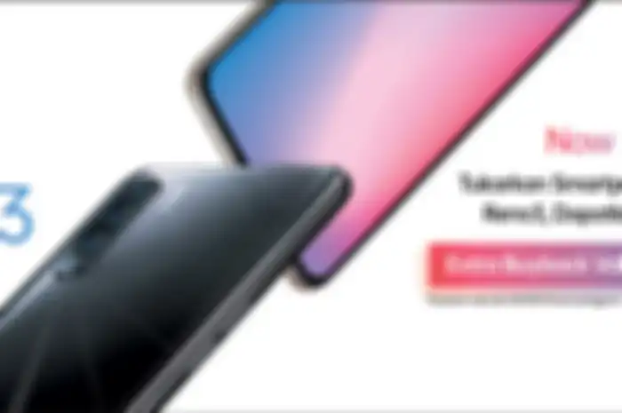 Poster OPPO Reno3 yang bisa didapatkan dengan sistem trade.-in
