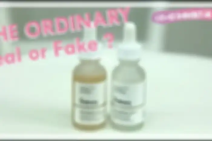 The Ordinary asli dan palsu
