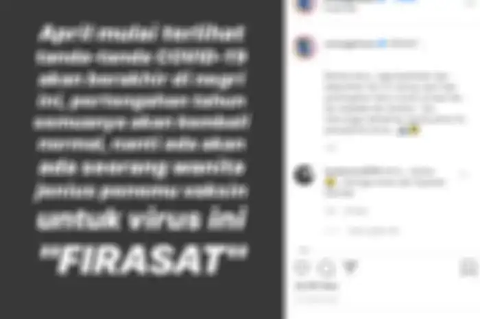 Tangkapan layar Instagram Wirang Birawa