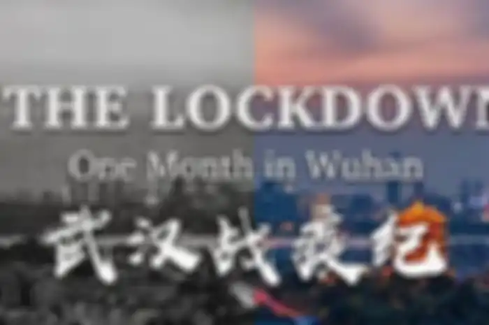 Cover film dokumenter The Lockdown: One Month in Wuhan.