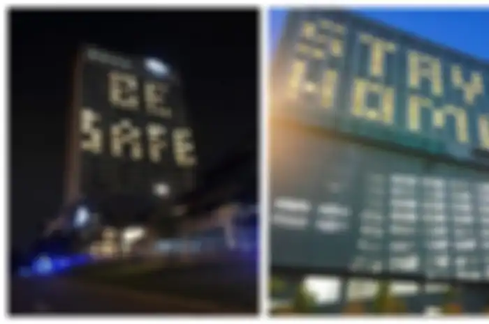 Hotel-hotel di Malaysia Manfaatkan Lampu Kamar untuk Sampaikan Pesan Positif Saat Masa Lockdown