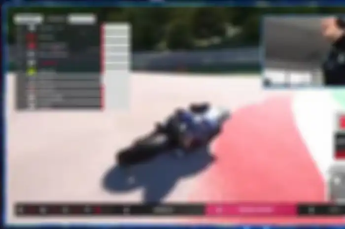 Penampilan Fabio Quartararo di MotoGP Virtual Race alami 3 kali crash dan finis posisi 4 sampai diwanti-wanti tim Petronas Yamaha SRT 