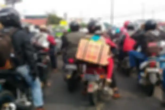 Ilusstrasi mudik lebaran naik motor. Kini tidak ada larangan mudik dari pemerintah.