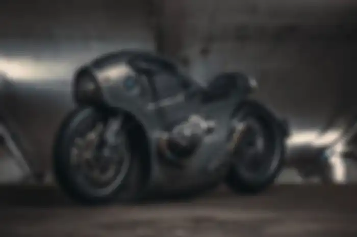 BMW R nineT modifikasi futuristik.