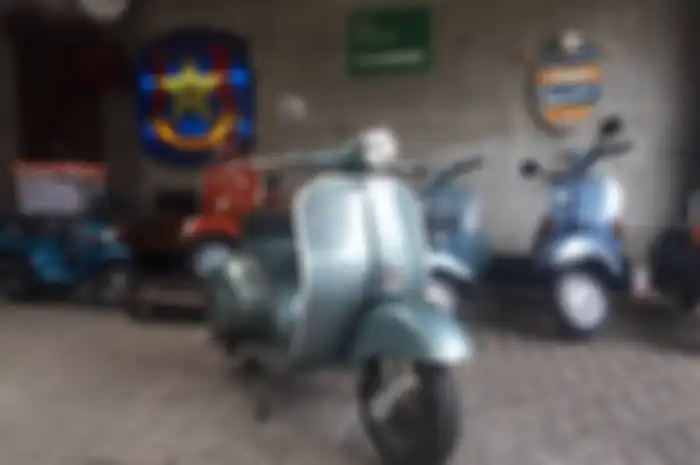 Vespa VBB 1962 milik Andy Wardhana tidak pernah dinyalakan