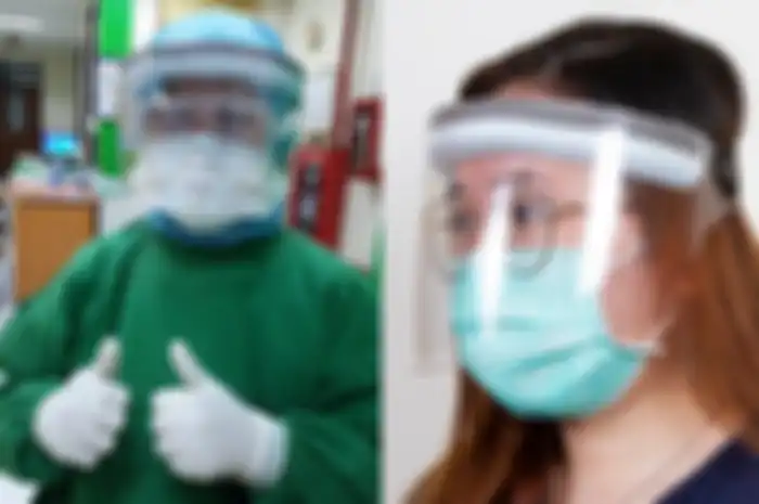 APD face shield Clear dari GMA bisa dipakai untuk tim medis hadapi virus Corona