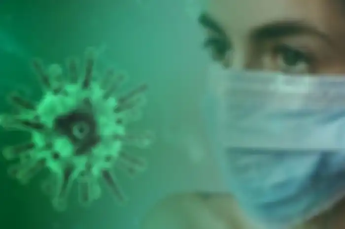 Ilustrasi virus corona