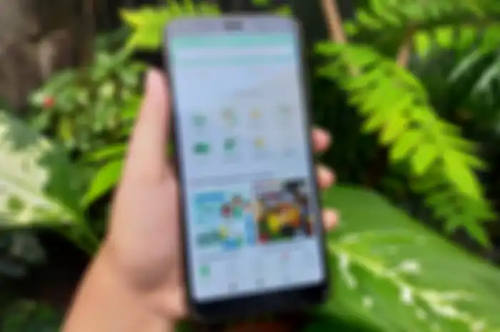 Gambaran aplikasi Grab.