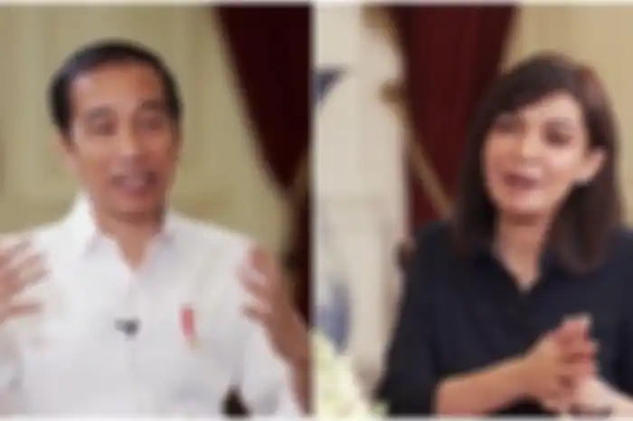 Presiden Joko Widodo dan Najwa Shihab