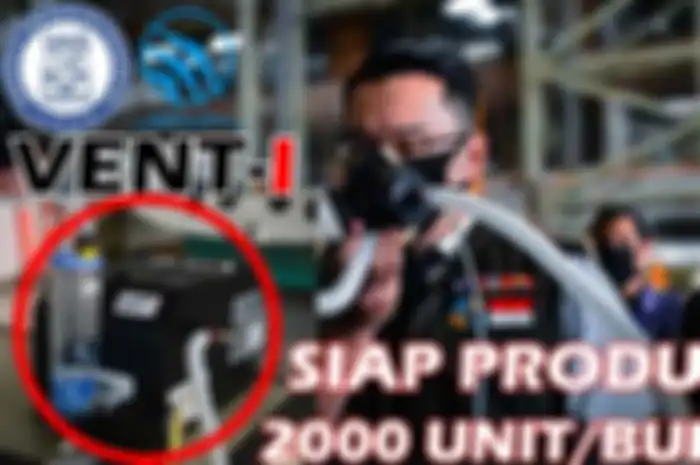 ventilator Vent-I Siap produksi massal