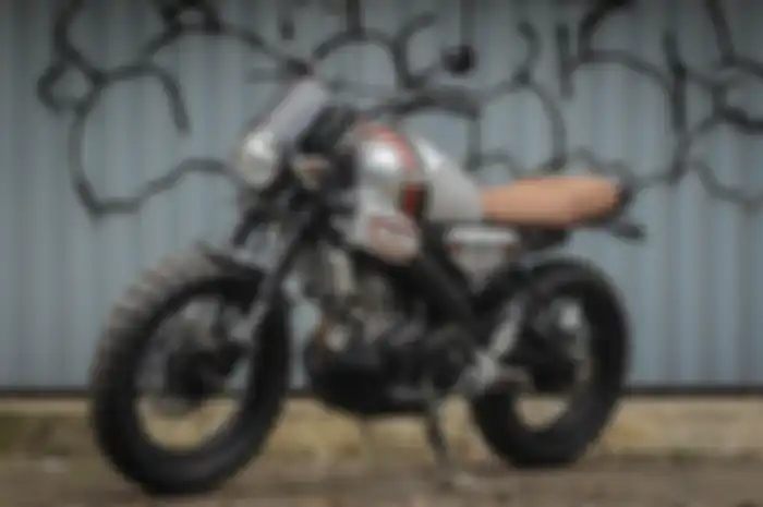 Yamaha XSR 155 makin padat dengan konsep neo scrambler.