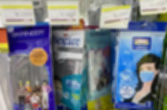 harga masker di supermarket uda balik normal lagi