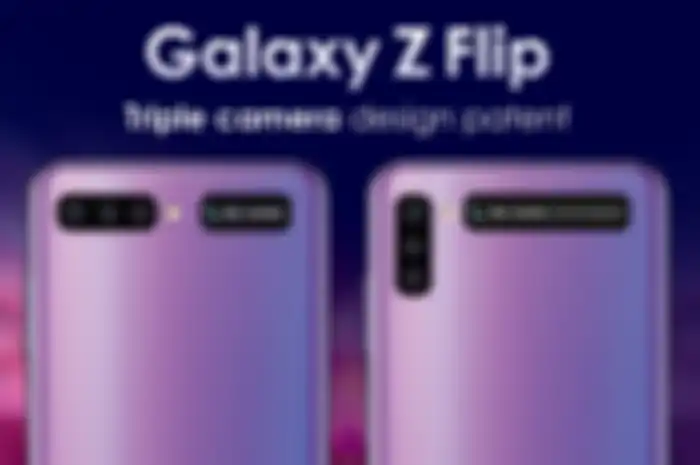 Desain paten Galaxy Z Flip terbaru.