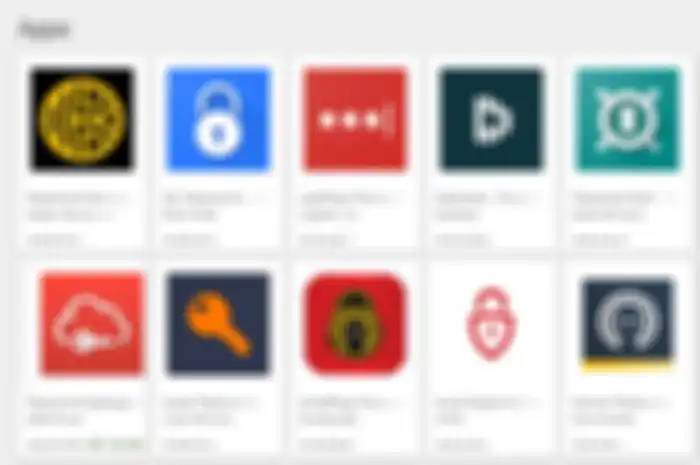 Aplikasi Password manager di Google Play
