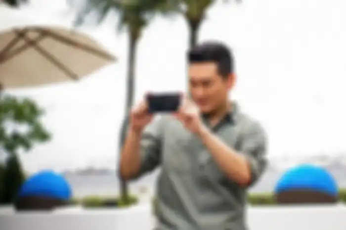 iIustrasi memotret dengan Oppo