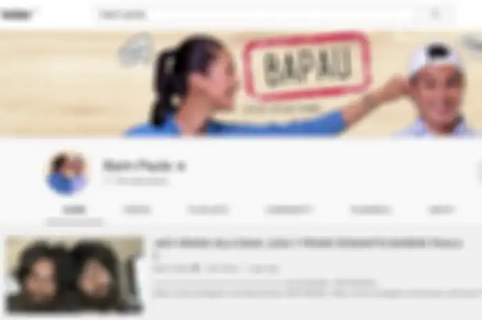 Channel Youtube Baim Wong dan Paula