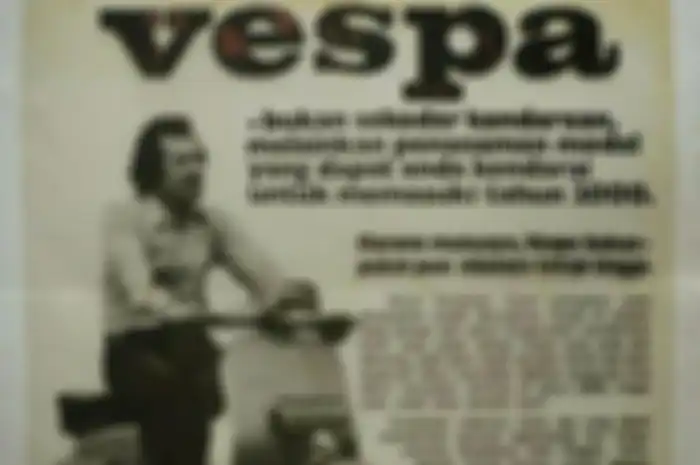 Iklan Vespa di Indonesia pada tahun 1975 sudah ajarkan soal investasi
