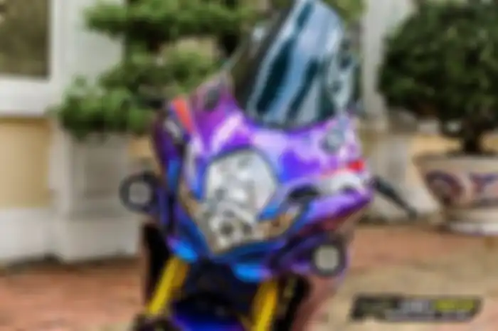 Suzuki GSX R-150 langsung tampil menawan modifikasi ala mogr BMW HP4