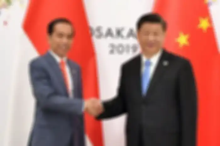 Presiden Jokowi dengan Presiden China Xi Jin Ping.