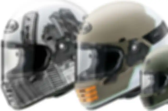 Helm Full Face bergaya klasik dari Arai