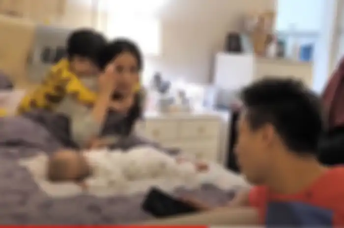 Nagita Slavina dan Baim Wong 