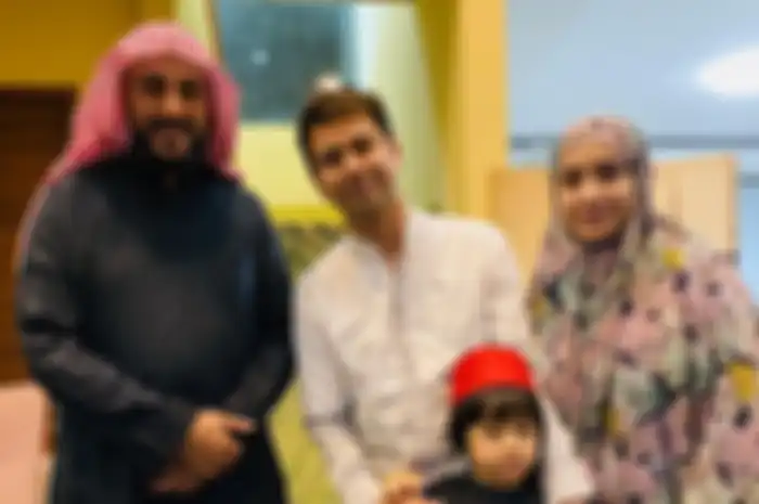 Raffi Ahmad dan Nagita Slavina serta Syekh Ali Jaber 