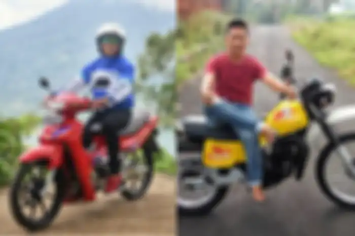 Agus Wira Pramana Putra owner Gustole Garage dikenal spesialis restorasi Suzuki