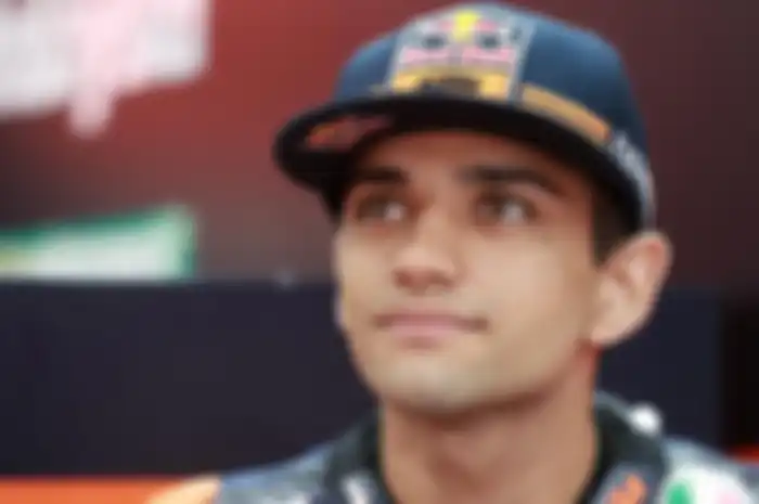 Pembalap Red Bull KTM Ajo Moto2 Jorge Martin tersenyum lebar saat dilirik bos Ducati, Paolo Ciabatti untuk bermain di MotoGP 2021.