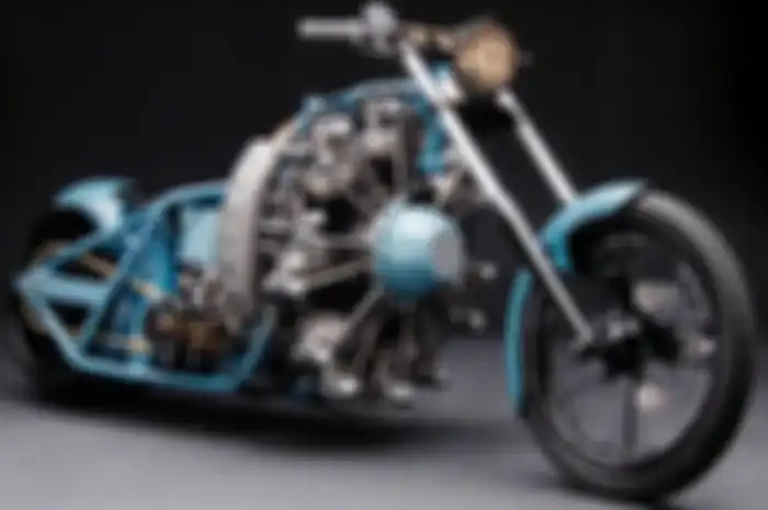 Motor chopper dengan mesin radial