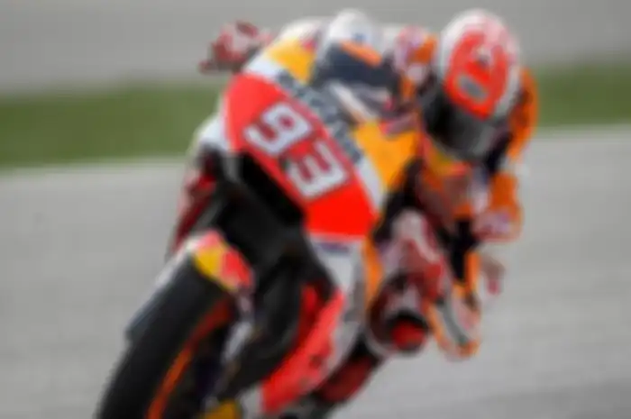 Ilustrasi. Gaya balap Marc Marquez unik banget, pembalap MotoGP ini sampai bilang haram.
