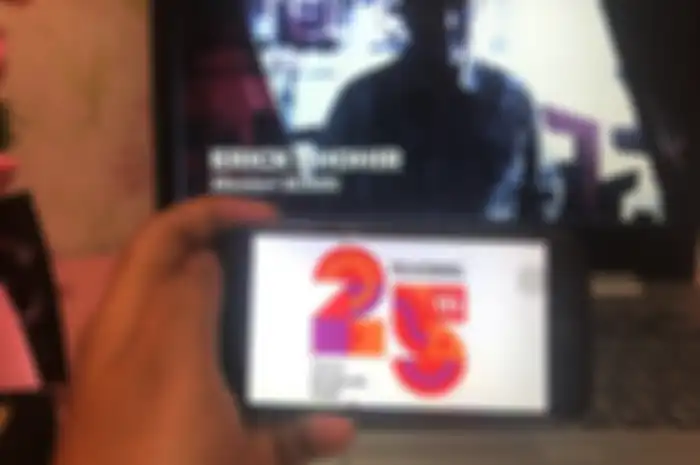 Menteri BUMN dalam peringatan ultah ke-25 Telkomsel secara online