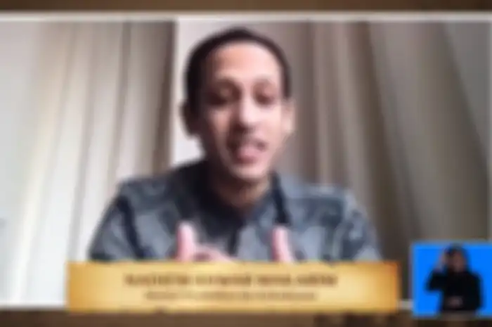 Live streaming bareng Menteri Pendidikan Nadiem Makarim di Youtube bareng guru dan juga perwakilan siswa, Selasa 26 Mei 2020