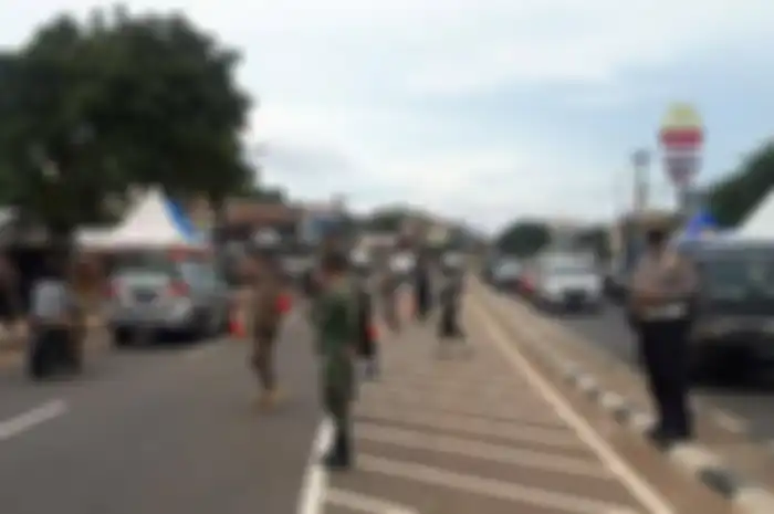 Pos pemeriksaan SIKM di Kembangan, Jakarta Barat.