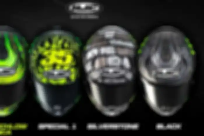 Helm replika pembalap MotoGP Cal Crutchlow dijual oleh HJC