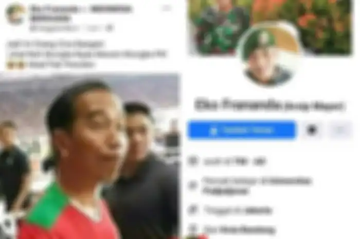 Padahal Sudah Tulis Ujaran Kebencian Kepada Presiden Jokowi, Akun Facebook ini Juga Berani Pasang Foto Anggota TNI, Siap-Siap Diciduk Polisi Nih!