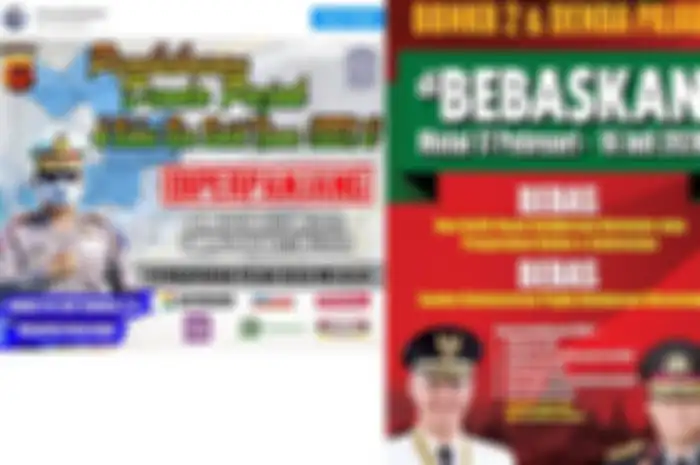 Informasi wilayah yang bebaskan denda pajak kendaraan