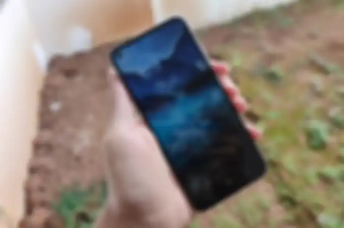 Tampak depan Samsung Galaxy A11