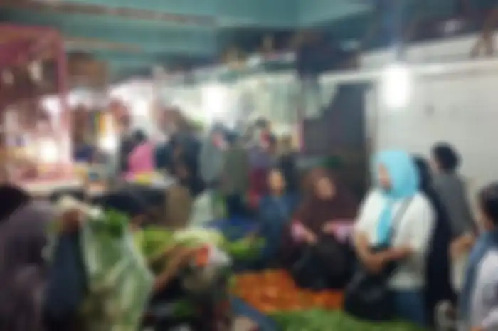 Ilustrasi pedagang pasar