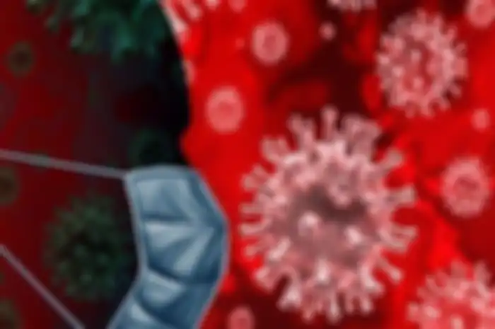 Ilustrasi virus corona 