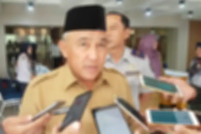 Wali Kota Depok, Mohammad Idris memberikan keterangan