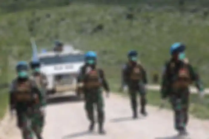 Prajurit TNI yang tergabung dalam Kontingen Garuda XXIII-N/United Nations Interim Forces in Lebanon (UNIFIL) 