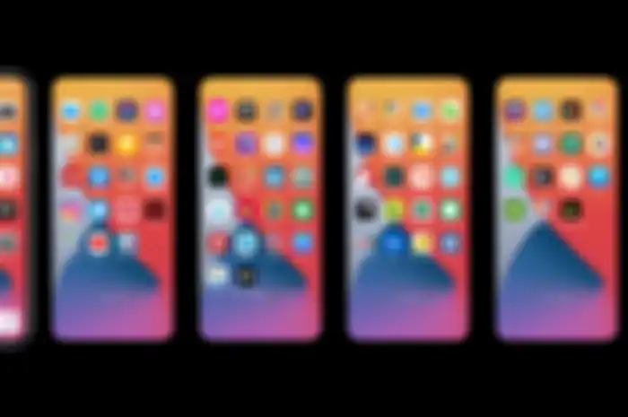Tampilan terbaru iPhone dengan iOS 14.