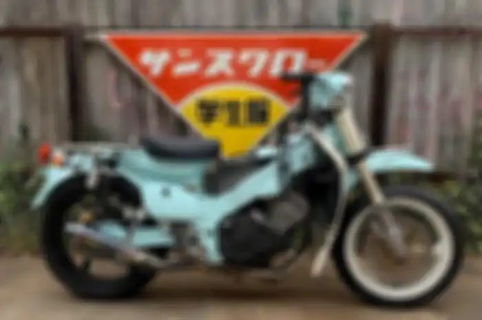 Modifikasi Honda Super Cub pakai mesin Kawasaki ZXR-250